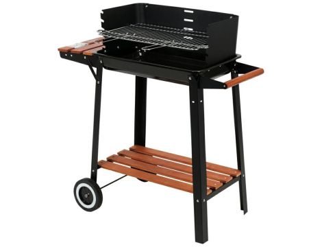 LUND GRILL WĘGLOWY Z PÓŁKĄ, RUSZT 48x26.5cm