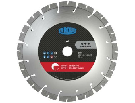 TARCZA D. ŻELBETON DCC*** 230 /TYROLIT 230x2,6 DCC PREMIUM.