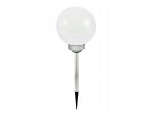 VOLTENO LAMPKA SOLARNA PLASTIK KULA  10cm / RGB