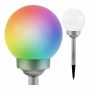 VOLTENO LAMPKA SOLARNA PLASTIK KULA  10cm / RGB - 3