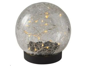 VOLTENO LAMPKA SOLARNA PLASTIK KULA  10cm SOLE