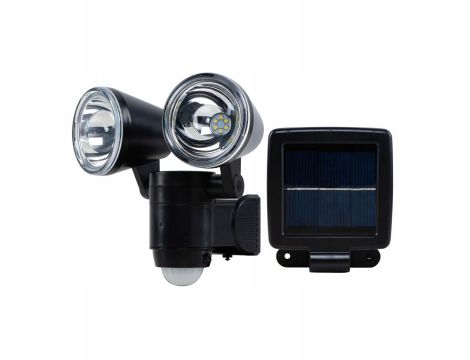 VOLTENO REFLEKTOR LED    8W RUCH+PANEL SOLAROWY AKUMULATOROWY 600lm