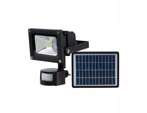 VOLTENO REFLEKTOR LED    9W RUCH+PANEL SOLAROWY AKUMULATOROWY 900lm