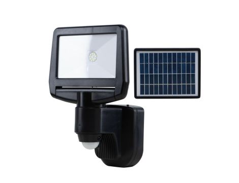 VOLTENO REFLEKTOR LED   10W RUCH+PANEL SOLAROWY AKUMULATOROWY 900lm