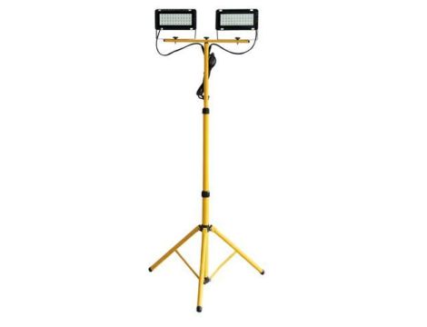 VOLTENO REFLEKTOR LED STATYW 2x40W ŻÓŁTY