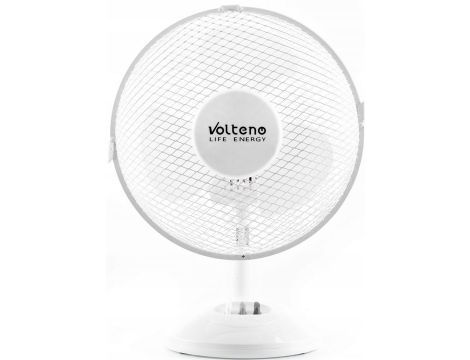 VOLTENO WENTYLATOR BIURKOWY BIAŁY 23cm