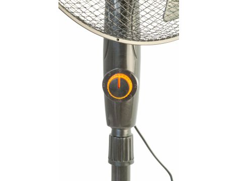 VOLTENO WENTYLATOR PODŁOGOWY CZARNY 40cm PODSTAWA OKRĄGŁA - 4
