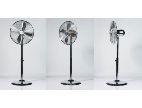 VOLTENO WENTYLATOR PODŁOGOWY METALOWY CHROM 40cm