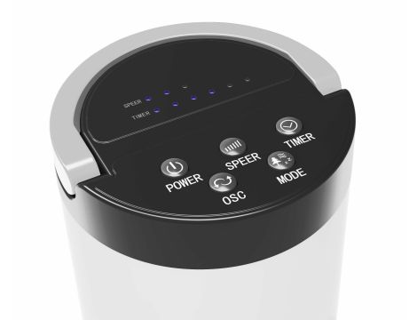 VOLTENO WENTYLATOR TUBA CZARNO-BIAŁY +PILOT - 2