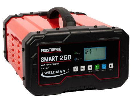 PROSTOWNIK WELDMAN INWENTOROWY SMART 250  12V/24V Z ROZRUCHEM