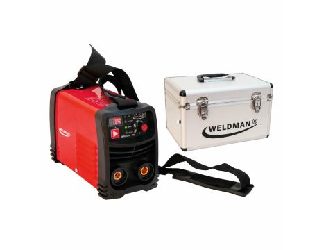 SPAWARKA INVERTER WELDMAN ARC-160 MINI SYNERGIA / WALIZKA ALUMINIOWA