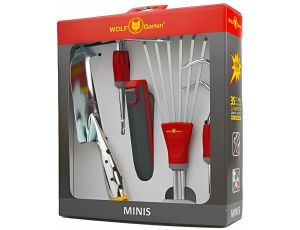 WOLF GARTEN ZESTAW NARZĘDZI OGRODNICZYCH MINI  P 262 LU-Z/LA-M/LD-M/LN-M/ZM 015