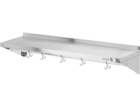 YATO GASTRO PÓŁKA WISZ. Z RANT. I HACZ. 1000 x 300 x 180