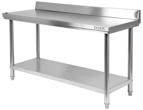 YATO GASTRO STÓŁ PRZYŚ. SKŁ. Z PÓŁ. 160x60xH85+10cm