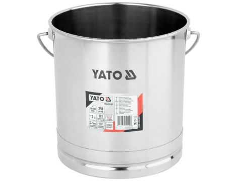 YATO GASTRO WIADRO ZE STALI NIERDZEWNEJ 12L