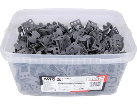 YATO KLIPSY DO POZIOMOWANIA Y 1,5mm 500szt.