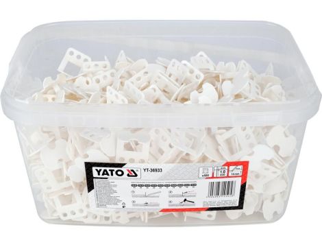 YATO KLIPSY DO POZIOMOWANIA Y 1mm 500szt.