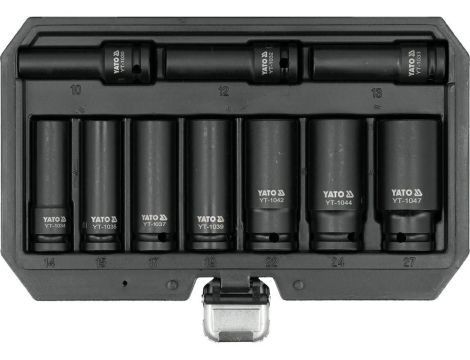 YATO NASADKI UDAROWE 10cz. 1/2"DŁ.  10-27mm