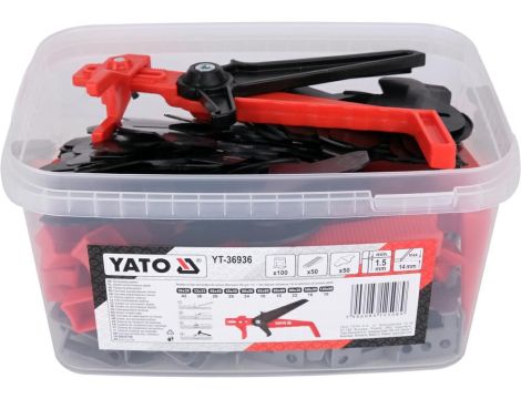 YATO SYSTEM POZIOMOWANIA Y 1,5mm 100+50+50+SZCZYPCE