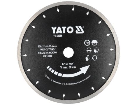 YATO TARCZA DO CERAMIKI (NA MOKRO) 250mm