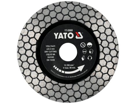 YATO TARCZA DO GRESU I GRANITU 125mm