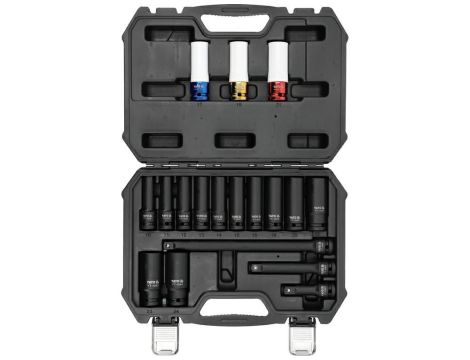 YATO ZESTAW NASADEK UDAROWYCH 1/2"  18el.