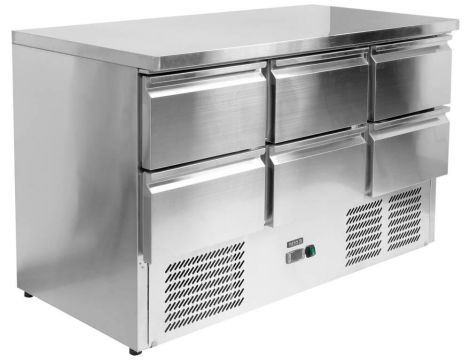 YATO GASTRO STÓŁ CHŁODNICZY 368L Z 6 SZUFLADAMI