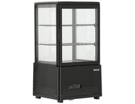 YATO GASTRO WITRYNA CHŁODNICZA 59L 46x41x82 CZARNA