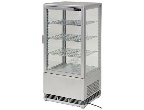 YATO GASTRO WITRYNA CHŁODNICZA 78L 42x38x96 SREBRNA