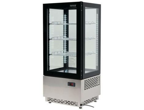 YATO GASTRO WITRYNA CHŁODNICZA 78L 43x39x98 CZARNA