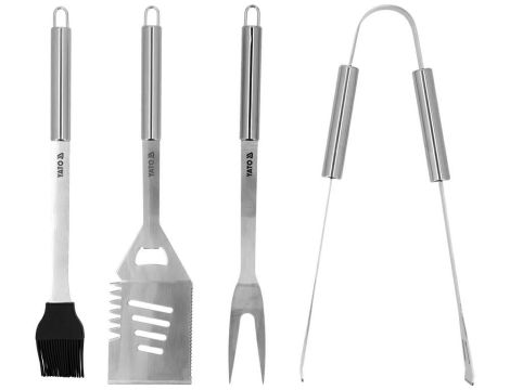 YATO GASTRO ZESTAW DO GRILLOWANIA 4szt. STAL NIERDZ.