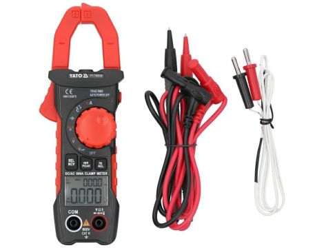 YATO MIERNIK CĘGOWY TRUE RMS AC/DC 10mA-600A