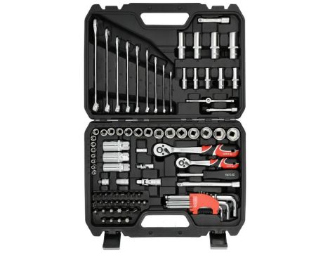 YATO ZESTAW KLUCZY   92el  1/4" / 3/8"