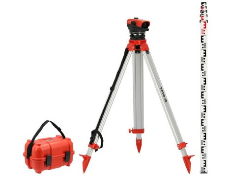 YATO ZESTAW NIWELATOR 32X IP66 ŁATA + STATYW - 2