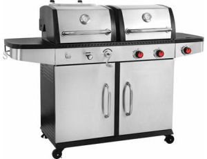 YATO GASTRO GRILL 2w1 GAZ.+WĘGL.STAL NIERDZ.8,2KW