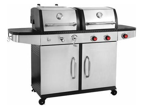 YATO GASTRO GRILL 2w1 GAZ.+WĘGL.STAL NIERDZ.8,2KW