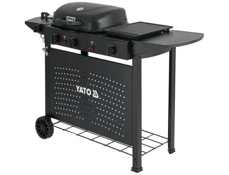 YATO GASTRO GRILL GAZOWY 2+2 5KW 3w1