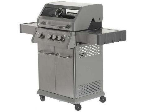 YATO GASTRO GRILL GAZOWY 3+1 STAL NIERDZ.11,5KW / SZYBA