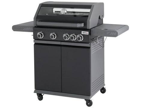 YATO GASTRO GRILL GAZOWY 4+1 145KW Z SZYBĄ