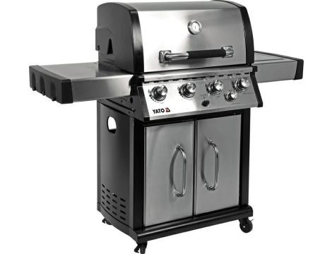 YATO GASTRO GRILL GAZOWY 4+1 STAL NIERDZ.17,5KW