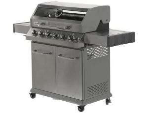 YATO GASTRO GRILL GAZOWY 6+1 STAL NIERDZ.20,5KW / SZYBA