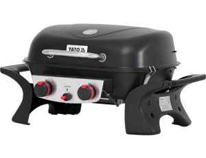 YATO GASTRO GRILL GAZOWY PRZENOŚNY 2 PALNIKI, 5KW