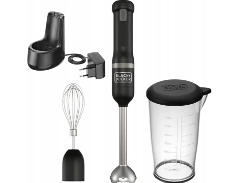 BLACK+DECKER BLENDER 7,2V 2w1 BLACK BCKM1012KB