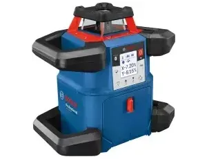 BOSCH LASER OBROTOWY GRL 600 CHV + ODBIORNIK LR 60 + PILOT RC 6 + UCHWYT WM 6 1xPC4,0Ah WALIZKA