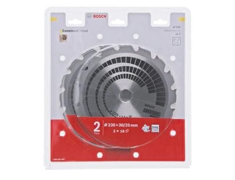 BOSCH PIŁA DWUPAK 235x30x16z CONS.WOOD x2,8/1,8%%%