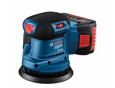 BOSCH SZLIFIERKA MIMOŚRODOWA  125mm GEX 185-LI 1x4,0Ah WALIZKA %%%