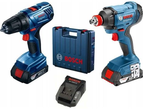 BOSCH ZESTAW COMBO 18V (GDX 180-LI, GSR 18V-50) 3x5,0Ah %%%