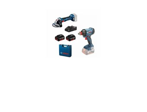 BOSCH ZESTAW COMBO 18V (GDX 180-LI, GWS 180) 2x4,0Ah %%%