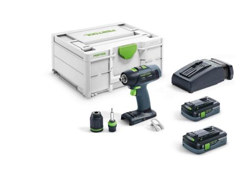 FESTOOL WKRĘTARKA T18+3 HPC4,0 I-PLUS 2x4,0Ah - 2