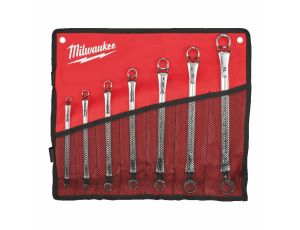 MILWAUKEE KLUCZ PODWÓJNIE ODGIĘTY 75° ZESTAW -  7 szt. %%%